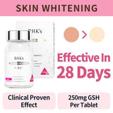 BHK's Advance Whitening Glutathione Tablet 【Skin Whitening】⭐奢光錠穀腺甘太【雙專家認可真正透亮】